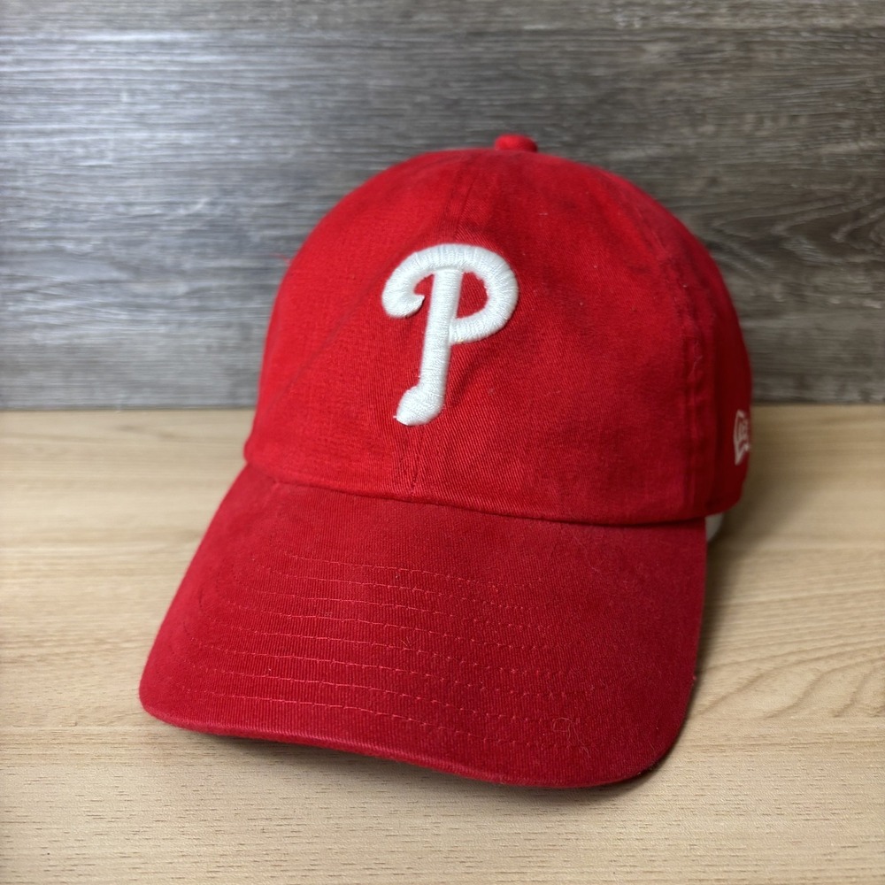 Vintage Philadelphia Phillies Hat Cap Fitted Mens 7 1/4 Red MLB Baseball New Era